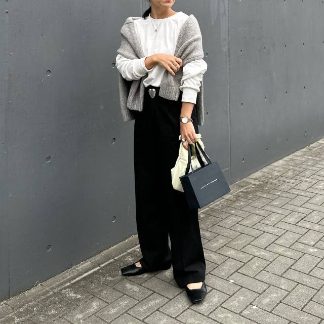 【最低気温15度の日】カーディガンがあると安心