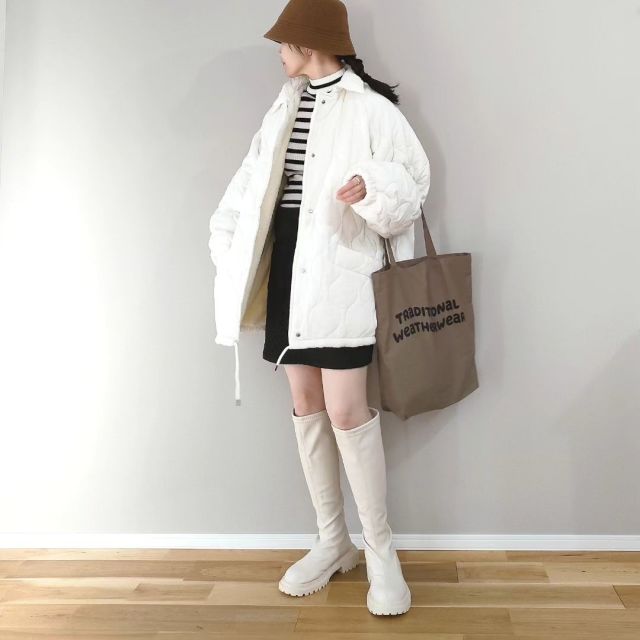 トートバッグ ブラウン ロゴ 無地 Traditional Weatherwear