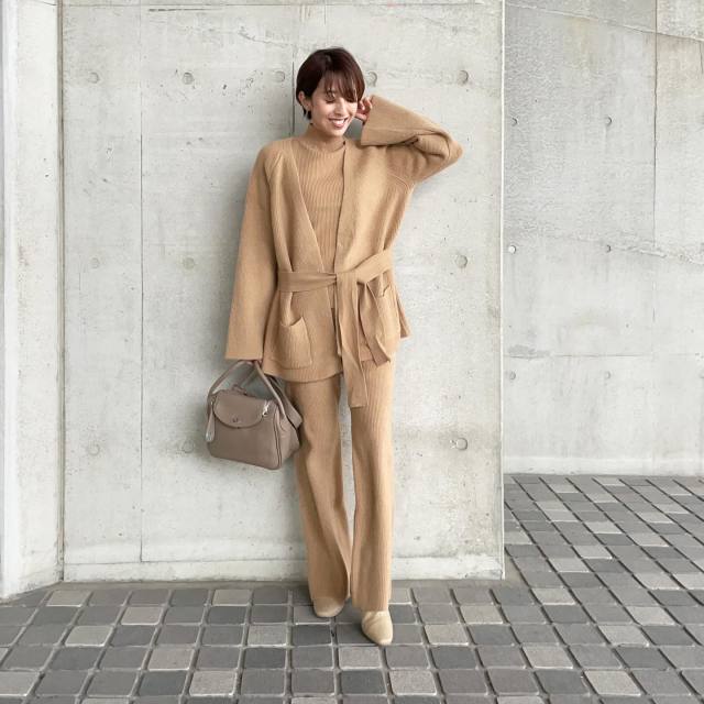 【厄除け・厄払いの服装2】パンツのニットアップ