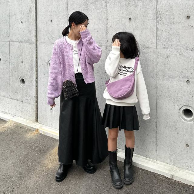 【ママの冬の子連れ旅行コーデ4】親子で楽しむカラーリンクコーデ