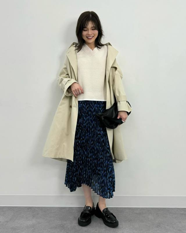 トレンチコート×通勤コーデの今っぽい着こなし方