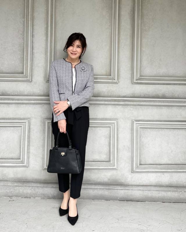 【50代母親・顔合わせの服装に合うアクセサリー1】ホワイトパールのネックレス