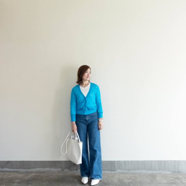 【4月の大阪の服装・羽織モノ3】カーディガン