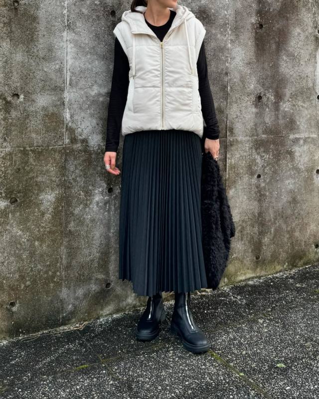 おすすめダウンベスト2｜服選びに迷った日に頼れるフード付き！