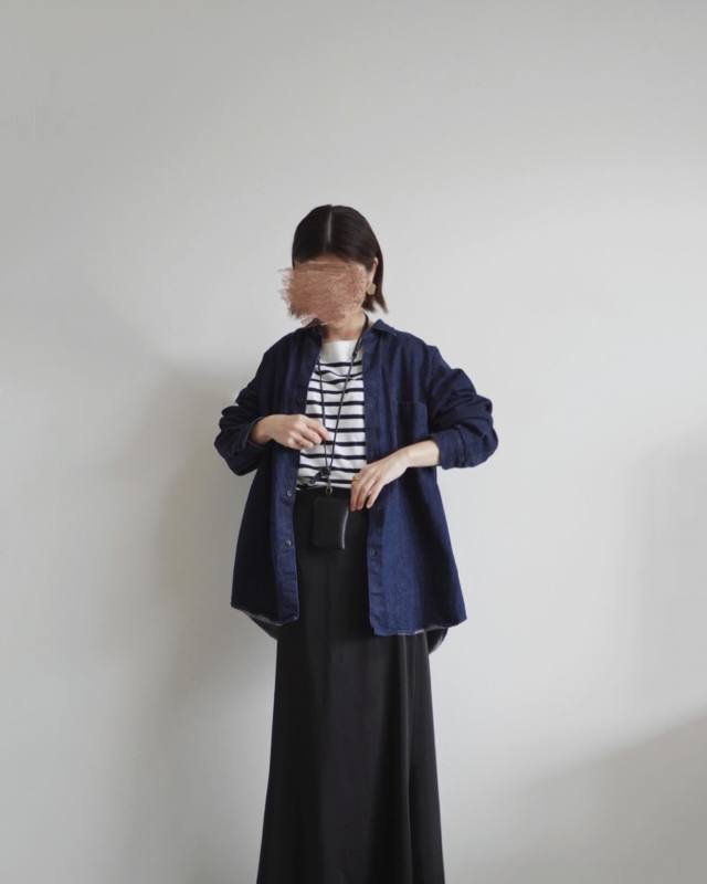 ロンT（長袖Tシャツ）に羽織る
