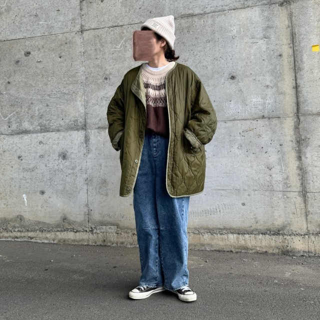 【スーパー・雑貨巡り】ナチュラルなショップに馴染むデニムパンツコーデ