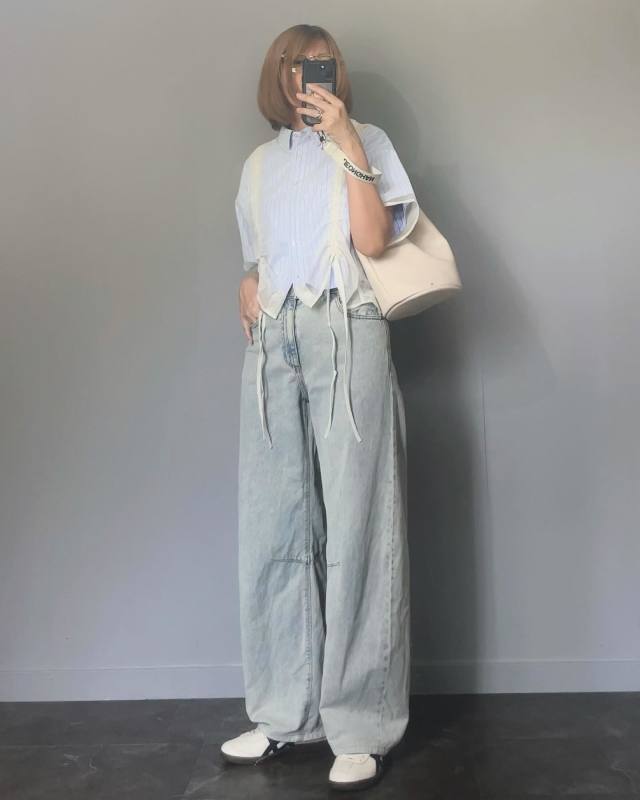 4｜リボン・ドローストリングのシャツ・ブラウス