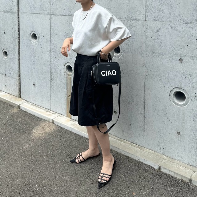 【ママの夏の帰省コーデ4】動きやすくて大人っぽいショートパンツコーデ
