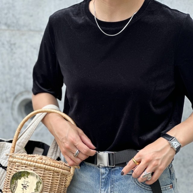 【1】ベロアTシャツ
