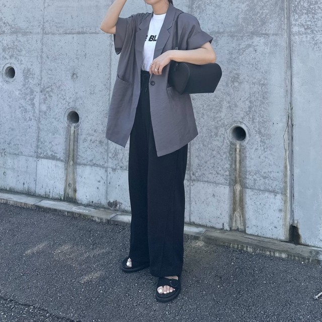 1｜半袖ジャケットを羽織れば即秋っぽい！