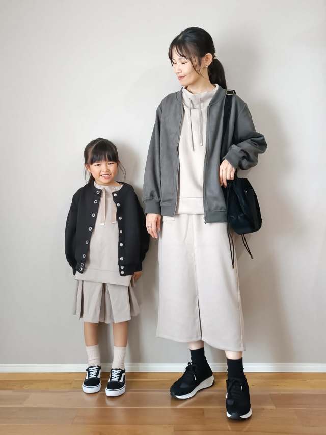 【40代・10月の重ね着コーデ】プルオーバー×薄手ブルゾン