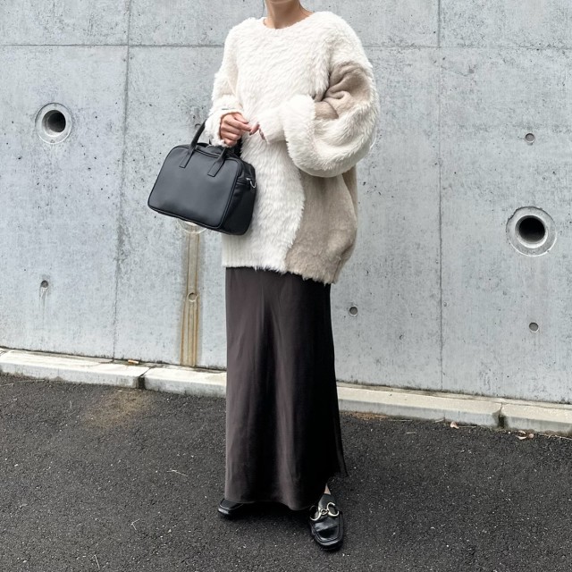 3｜シャギーニット・フェザーヤーンニット