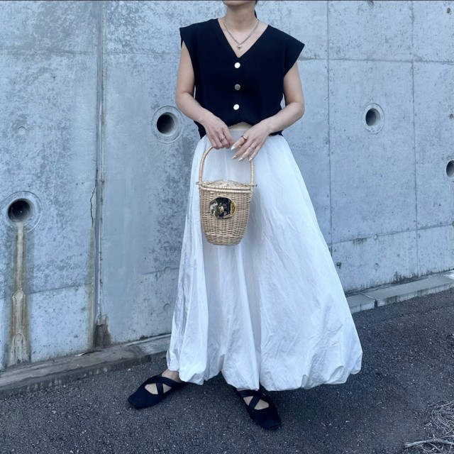 コンパクトなニットベストなら簡単！