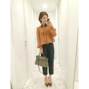 キャメル ブラウスのコーディネート一覧 Cbk カブキ
