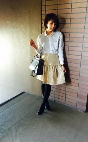 清楚なシャツコーデ♡