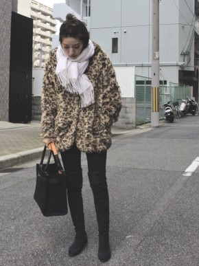 ブラウン ファーコートのコーディネート一覧 Cbk カブキ