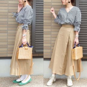ベージュ スカート ロング チノのコーディネート一覧 Cbk カブキ