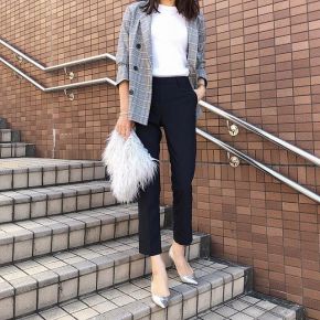 グレー テーラードジャケット グレンチェックのコーディネート一覧 Cbk カブキ