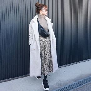 グレー ボア ロング チェスターコートのコーディネート一覧 Cbk カブキ