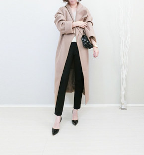 ベージュ ビッグカラー ロング コートのコーディネート一覧 Cbk カブキ