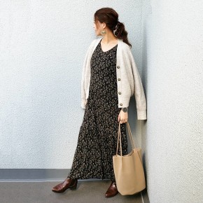 ブラック 花柄 ワンピースのコーディネート一覧 Cbk カブキ