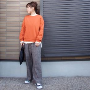 【オレンジ】お家コーデから挑戦してみない？