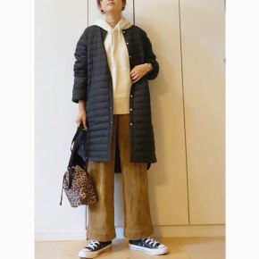 パーカーと相性バツグン！ カジュアルな「キルティングコート」