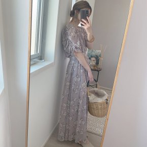 花柄 パープル フレア マキシワンピースのコーディネート一覧 Cbk カブキ