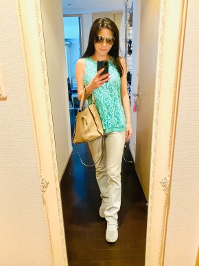 エメラルドグリーンのコーディネート一覧 Cbk カブキ