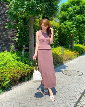 ブラウン セットアップ ロングスカート 透かし編みのコーディネート一覧 Cbk カブキ ブラウン セットアップ ロングスカート 透かし編みのコーディネート一覧 Cbk カブキ