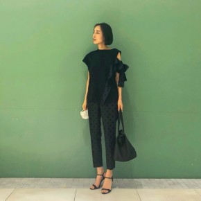 ブラック ヒール サンダル ストラップのコーディネート一覧 Cbk カブキ