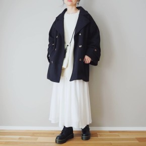 ブルー コート Pコート ピーコートのコーディネート一覧 Cbk カブキ