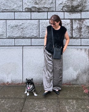 【初夏】ノースリーブニットを1枚で着る