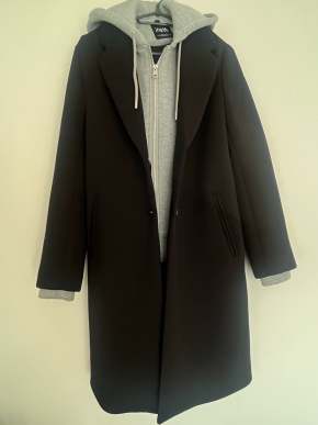 グレー フード付きコートのコーディネート一覧（レディース） | #CBK 