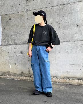 ダメージデニム ジャケットのコーディネート一覧 レディース CBK