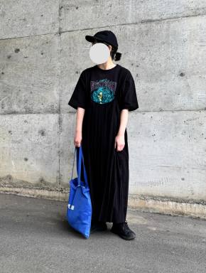 ラフに着たいコクーンシルエットのキャミワンピース