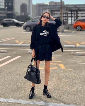 TREFLE+1 トレフルプラスワン 襟ニットワンピース Onepiece