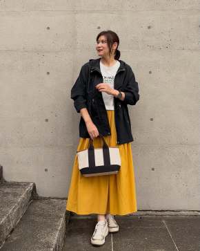 ANAYI シャギーチェック ロングスカート アナイ スカート くすみ