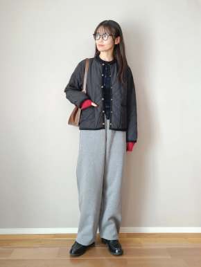 クルーネック カーディガンのコーディネート一覧（レディース） | #CBK