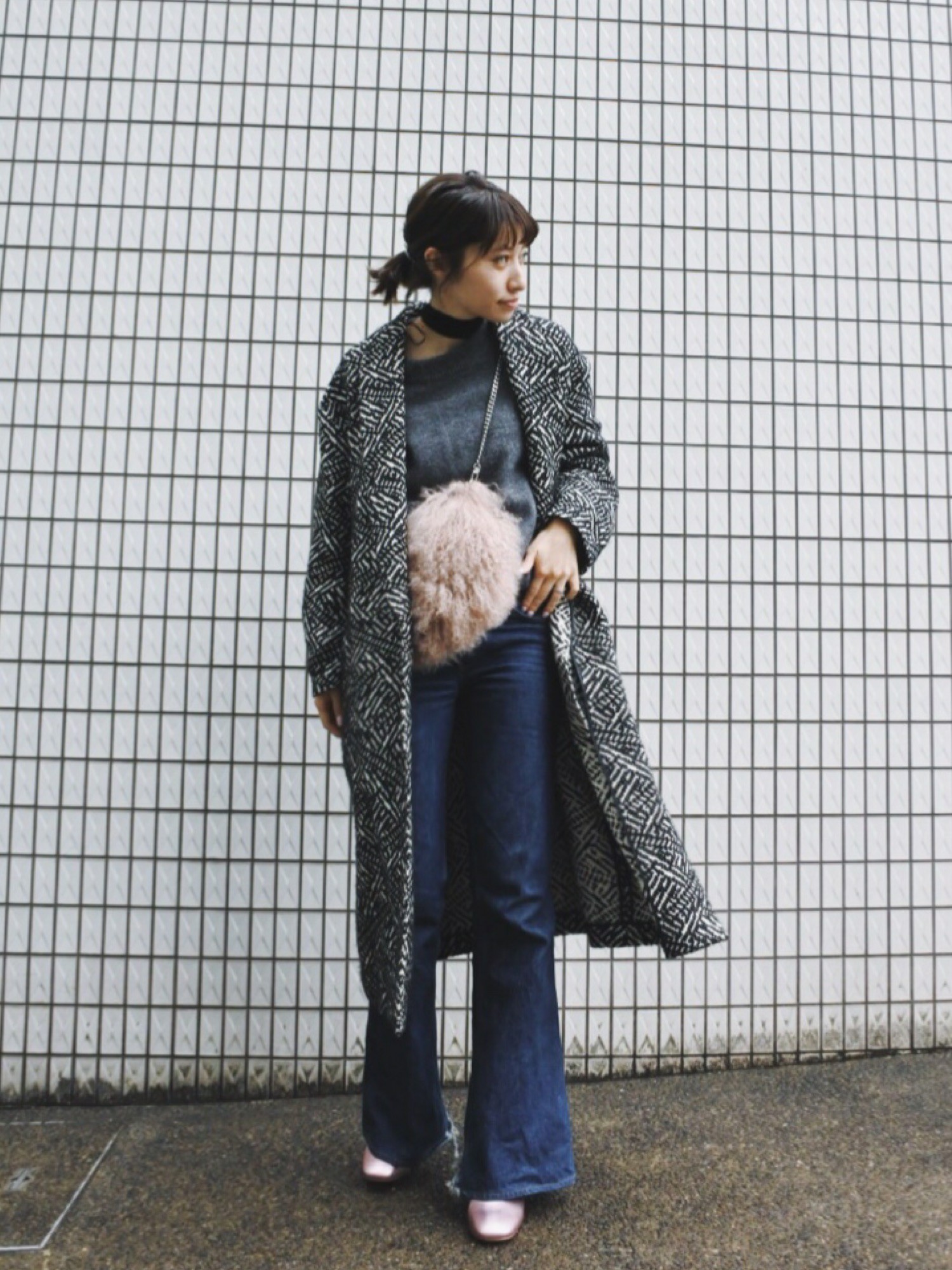 カットソー グレー フレアスリーブ ZARA（ザラ） x EN ROUTE