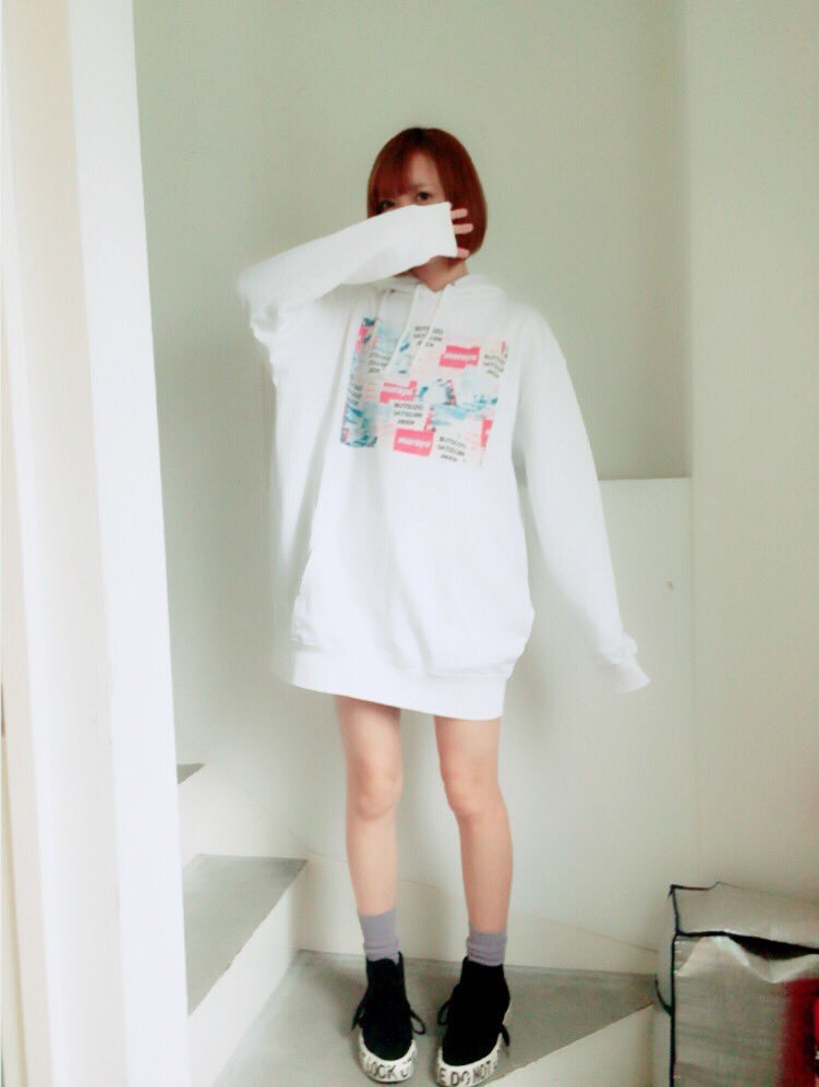 キャンディちゃんロングパーカーワンピ♡ DearMyLoveRose（ディアマイラブローズ） ワンピース サイドドロスト