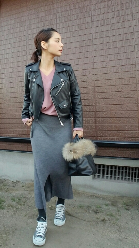 ピンク ニット Vネック DHOLIC（ディーホリック） x ZARA（ザラ