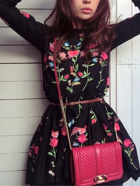 希少 ZARA×Disney コラボ バンビ プリーツロングフレアワンピース 新品未使用】ザラ ZARA バンビ ロング ワンピース ディズニー