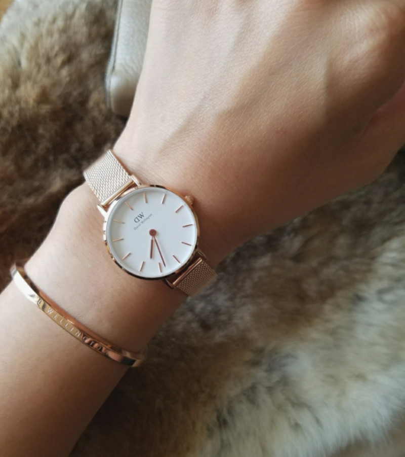 無地 ラウンド メッシュ Daniel Wellington（ダニエルウェリントン