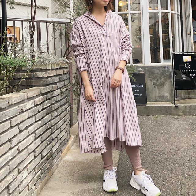 journalstandard ストライプAラインワンピース JOURNAL STANDARD／A