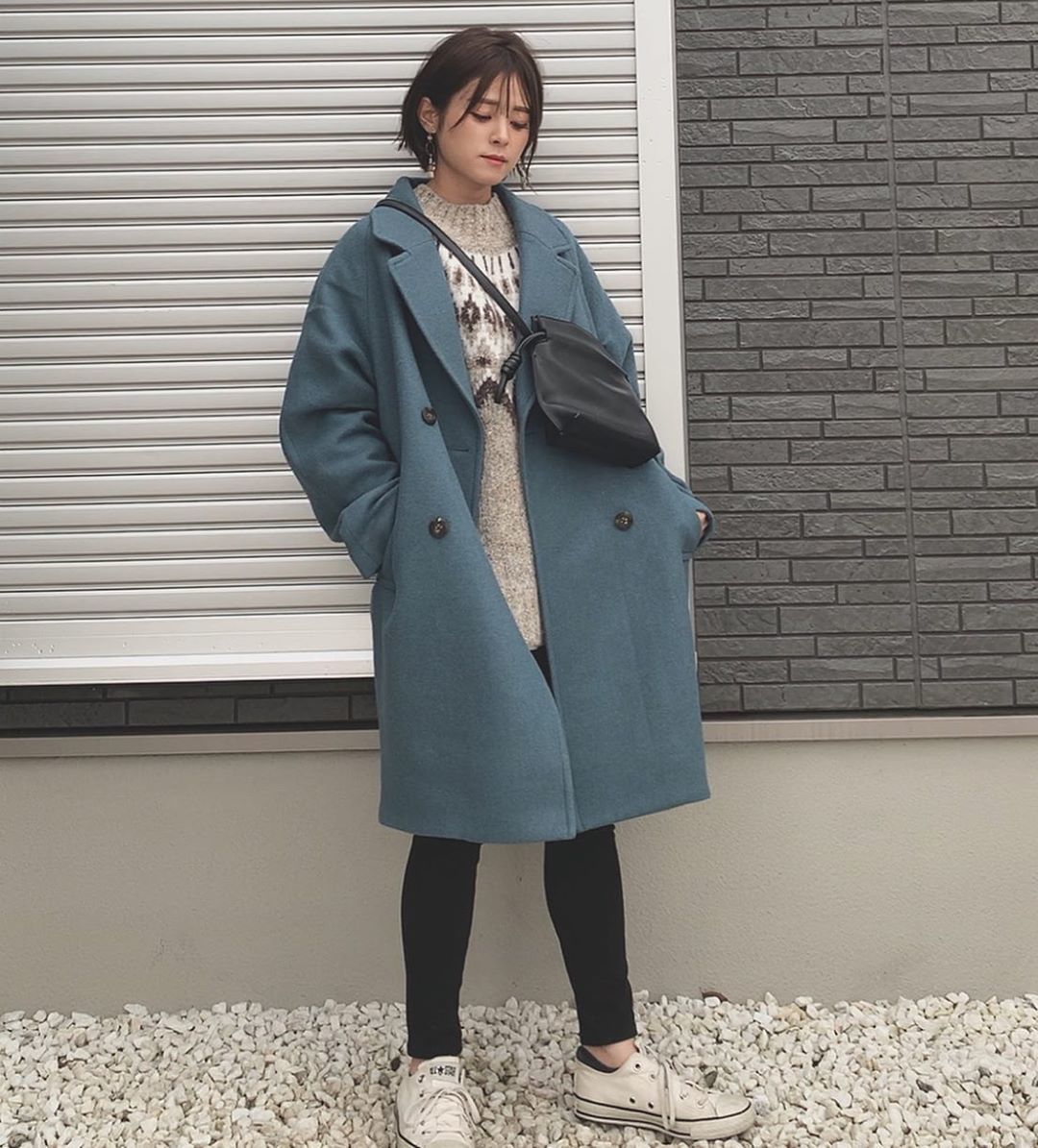 bluelea ブルレア　コクーンロングコート ベージュ RESEXXY モッサライクロングコート（ベージュ） -ファッション通販