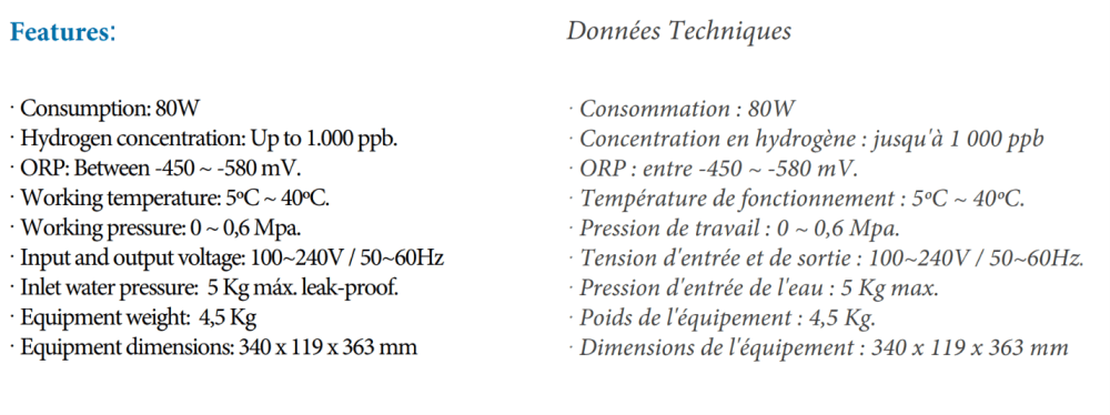 Generador de Agua Hidrogenada de Flujo Directo OsmoService — 4