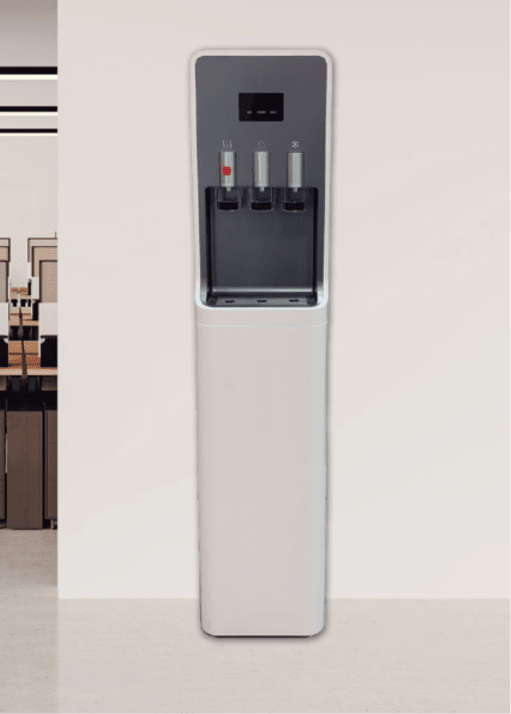 Dispensador de agua purificada de pie OsmoService con triple servicio