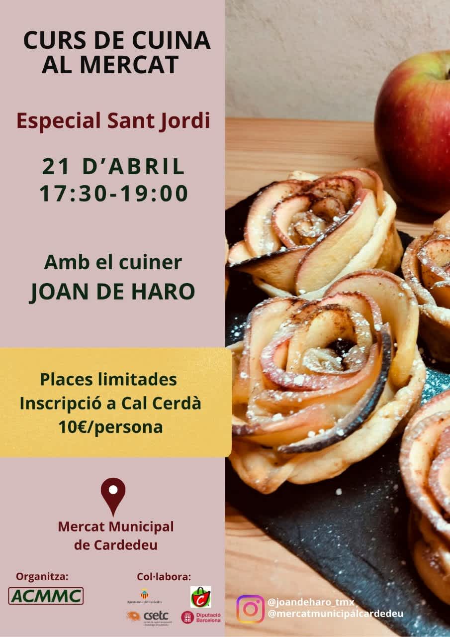 Curs de cuina al Mercat: Especial Sant Jordi