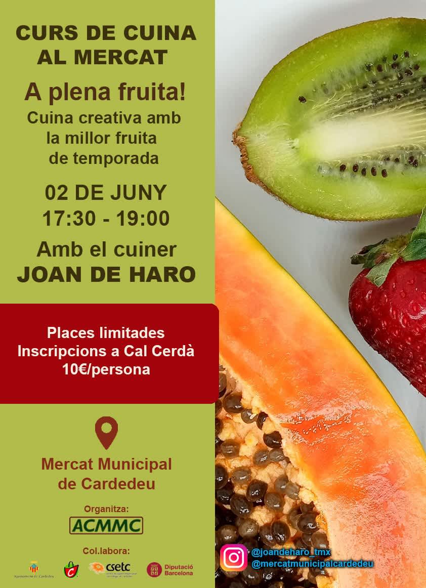 Curs de cuina al Mercat: A plena fruita!